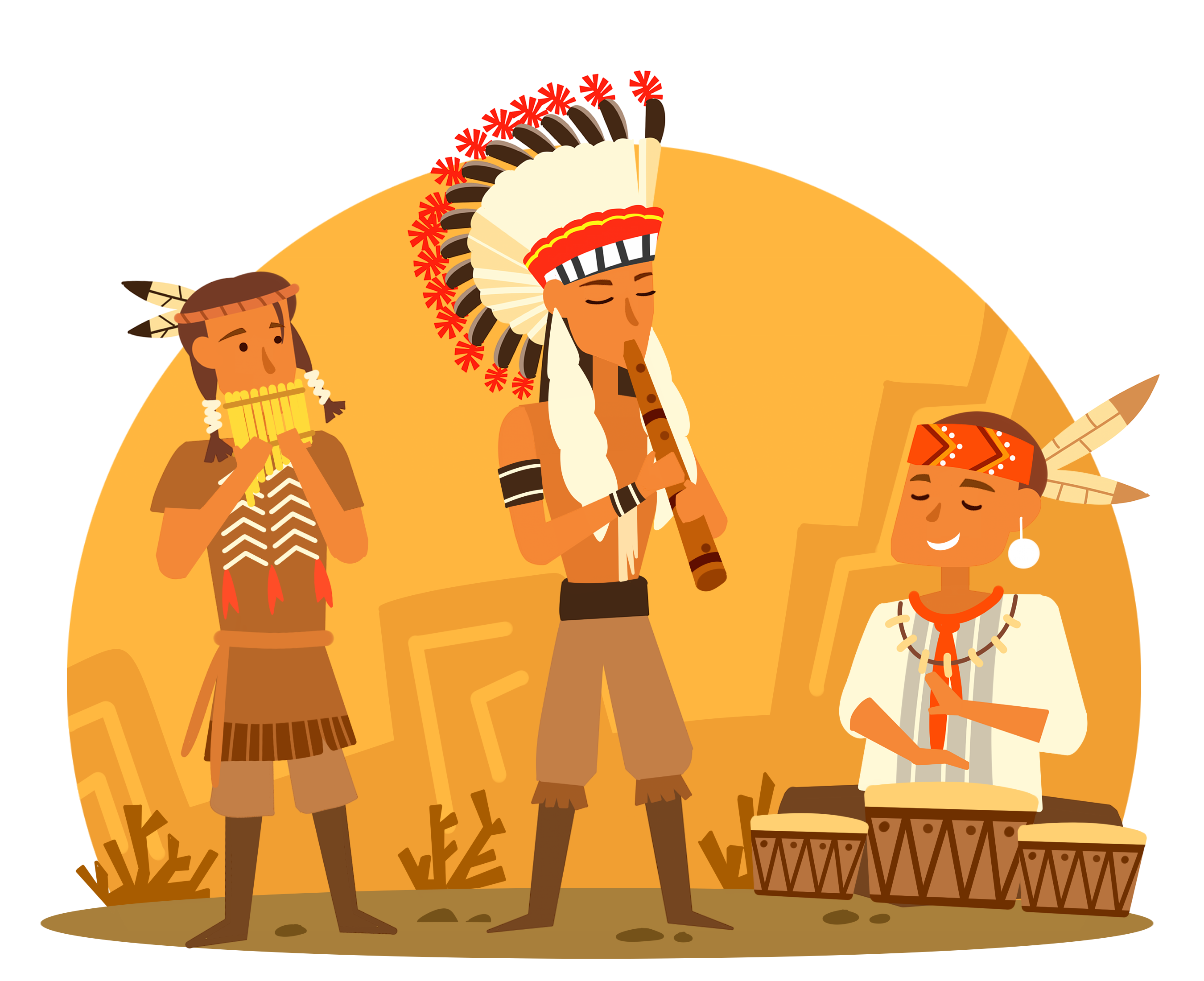 Illustration flûte africaine